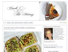 Tablet Screenshot of cookandbemerry.com